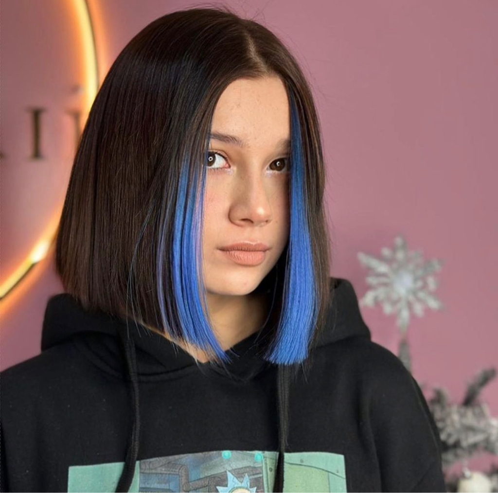 Цветные/светлые пряди