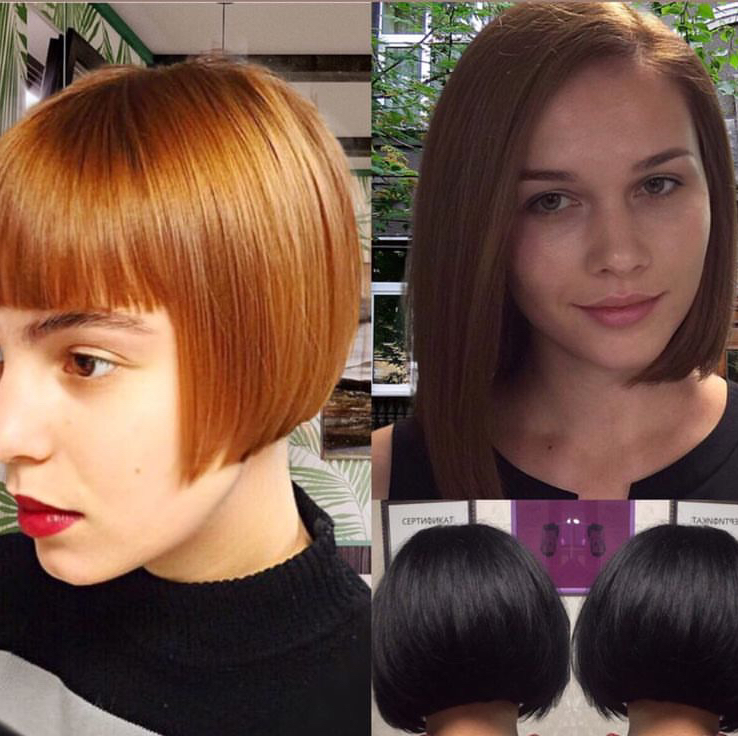 Средняя длина волос