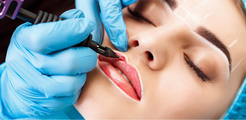 Обновление перманента бровей/губ (моя работа через 1-2 года)