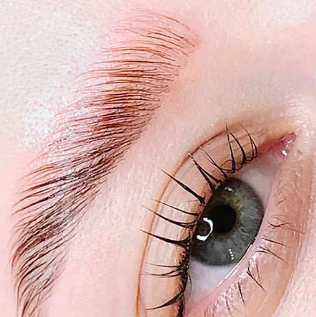 Долговременная укладка бровей без окрашивания с коррекцией