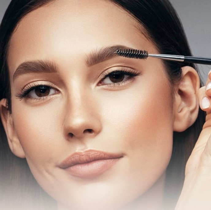 Окрашивание бровей краской/хной без коррекции