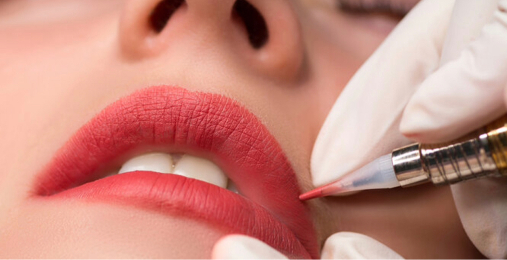 Коррекция перманентного макияжа ГУБ (моя работа)