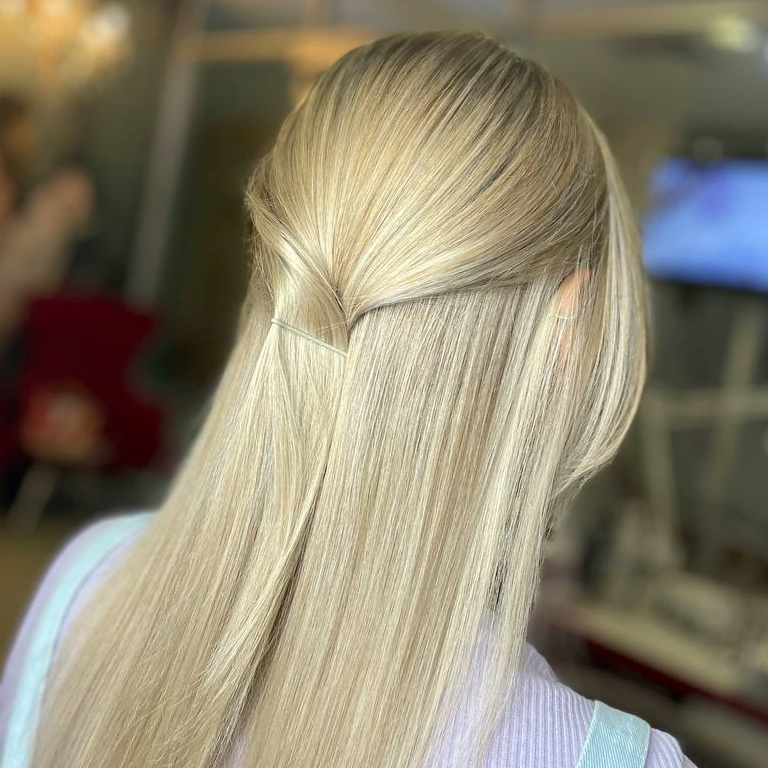 Сложное окрашивание длинных волос