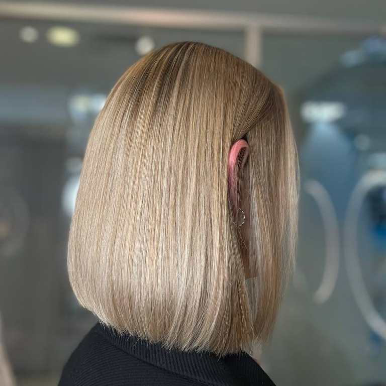 Тонирование средних волос