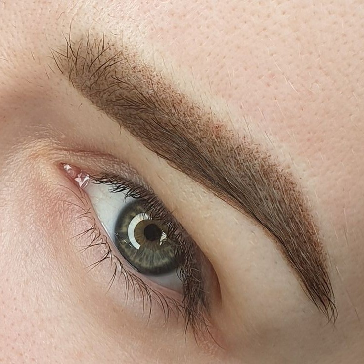 Коррекция бровей "Пудровые брови" (через 1 мес.)