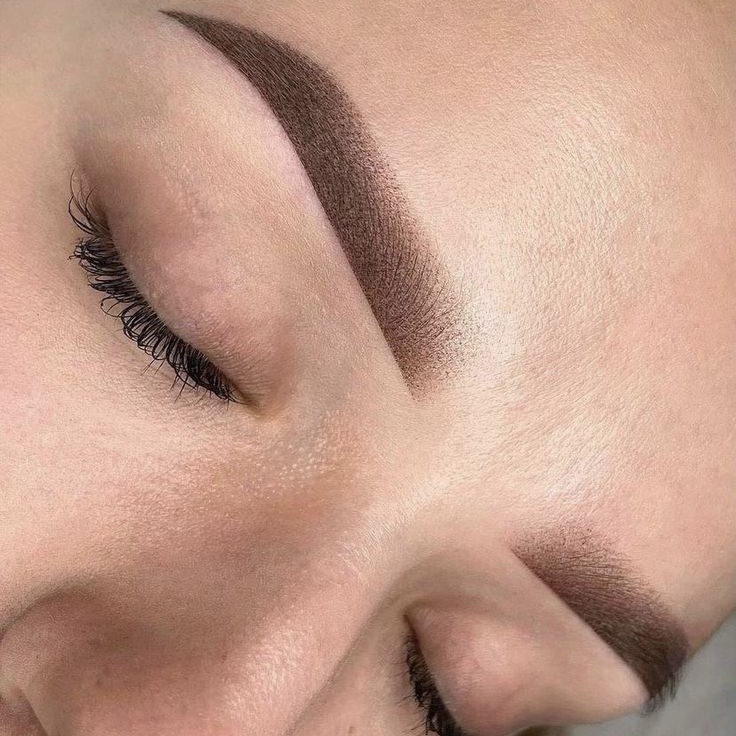 Перманентный макияж "Пудровые брови"