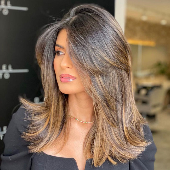 Haircut cascade (Стрижка каскад)