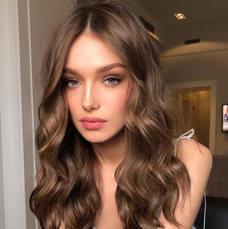 Monochromatic coloring 55cm (Однотонное окрашивание)