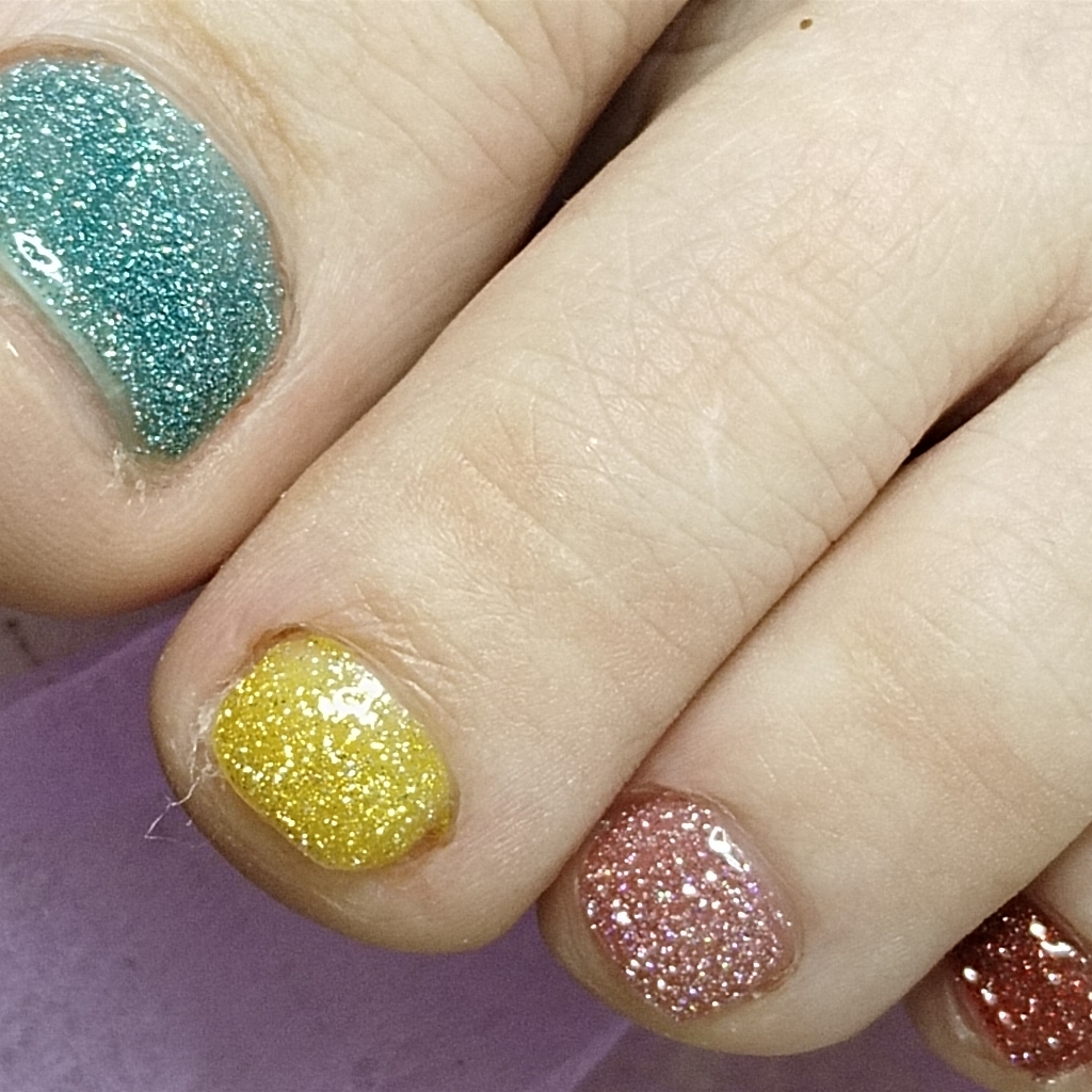 Педикюр пальчиков с покрытием