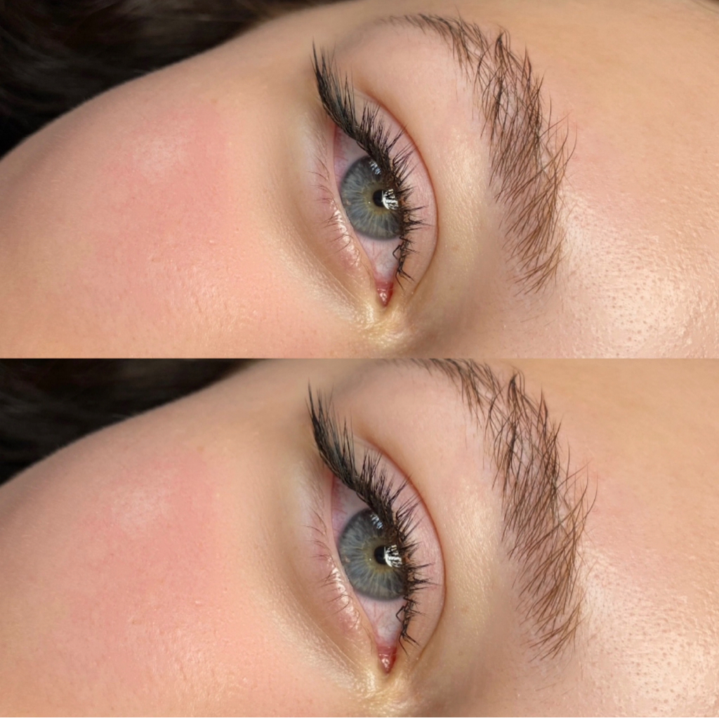 Полуторный обьем наращивания ресниц