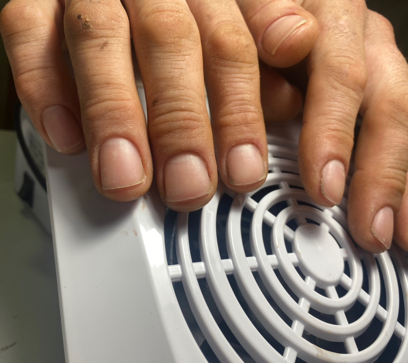 Маникюр без покрытия мужской