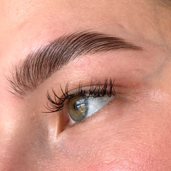 Долговременная укладка бровей комплекс ( коррекция, окрашивание, укладка, ботокс)