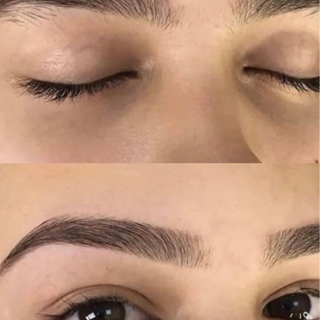 Оформление бровей без окрашивания