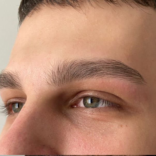 Мужское оформление бровей + уход после процедуры