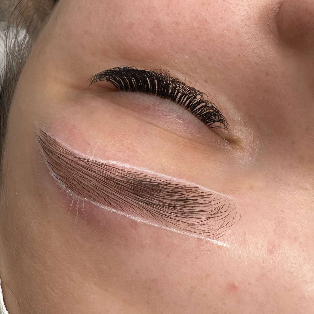 Коррекция формы бровей