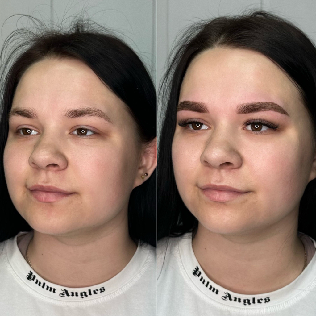 Оформление бровей