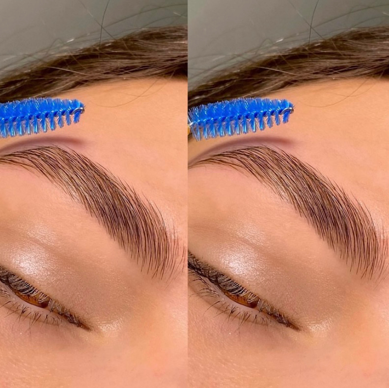 Ламинирование бровей+окрашивание+коррекция