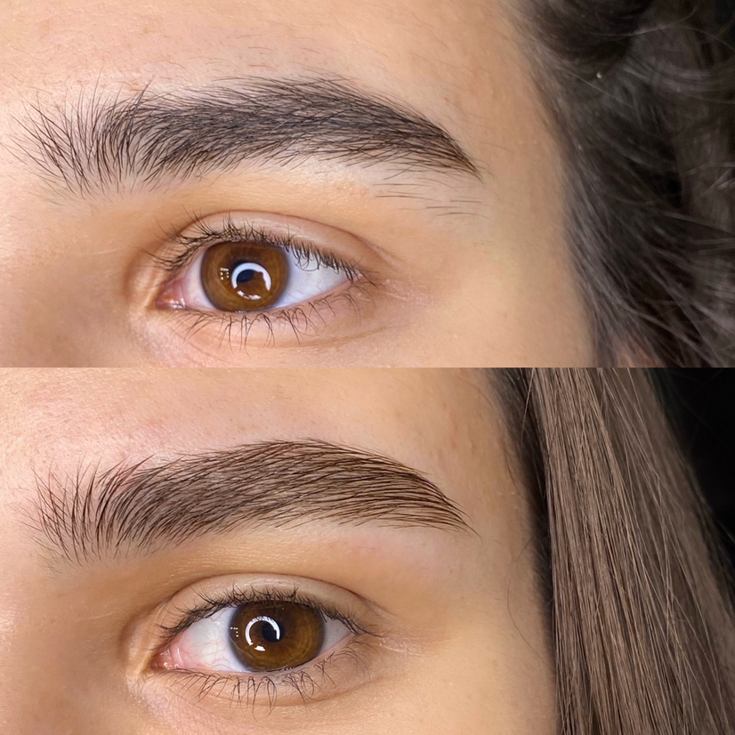 Коррекция бровей