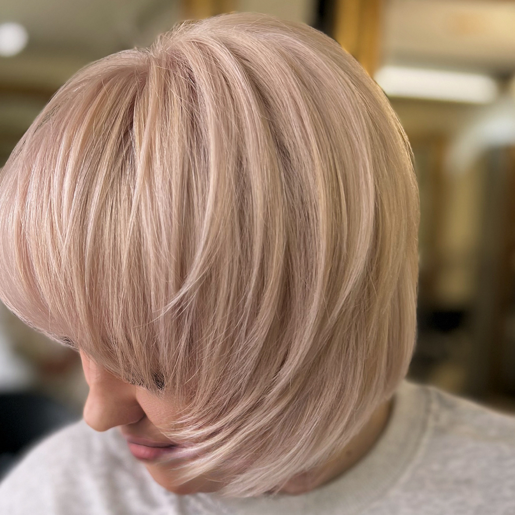 Окрашивание тотал блонд