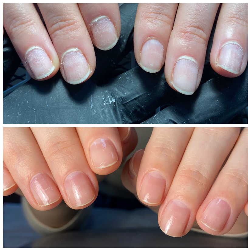 Маникюр комбинированный