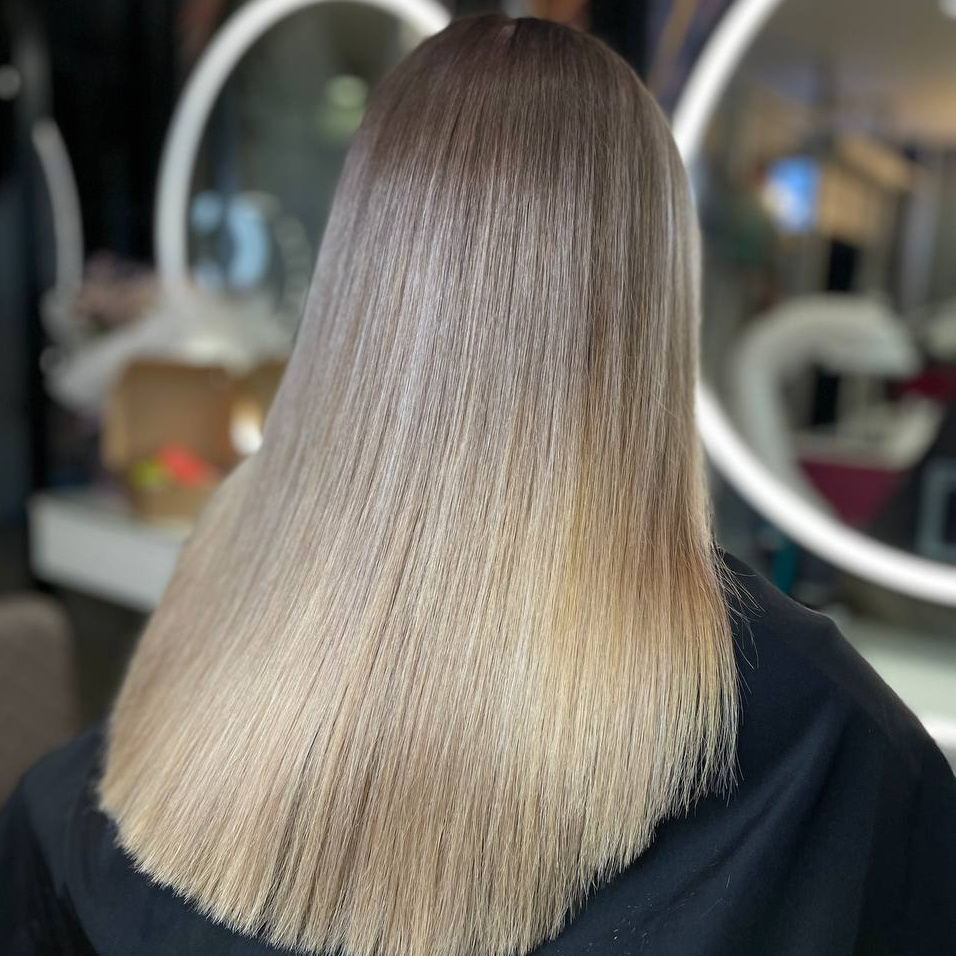 Тонирование длинных волос