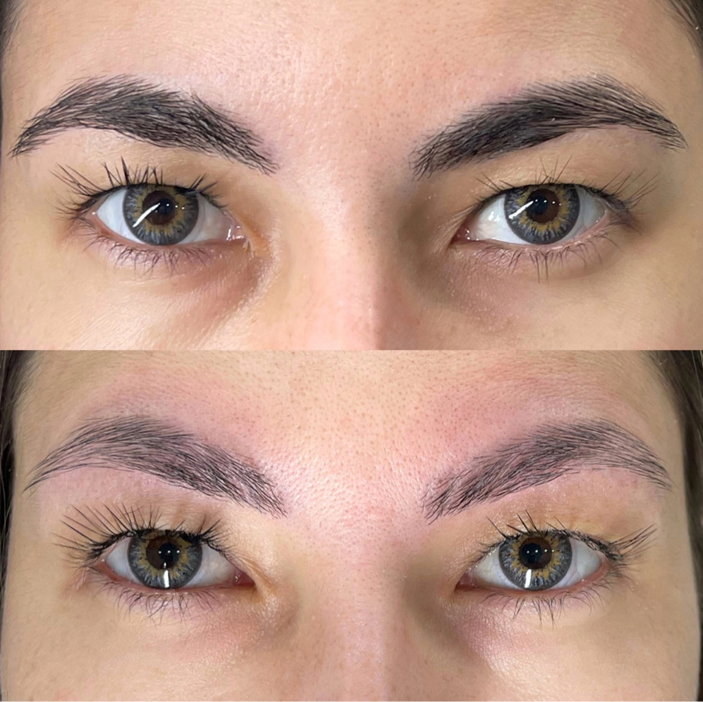 Коррекция бровей