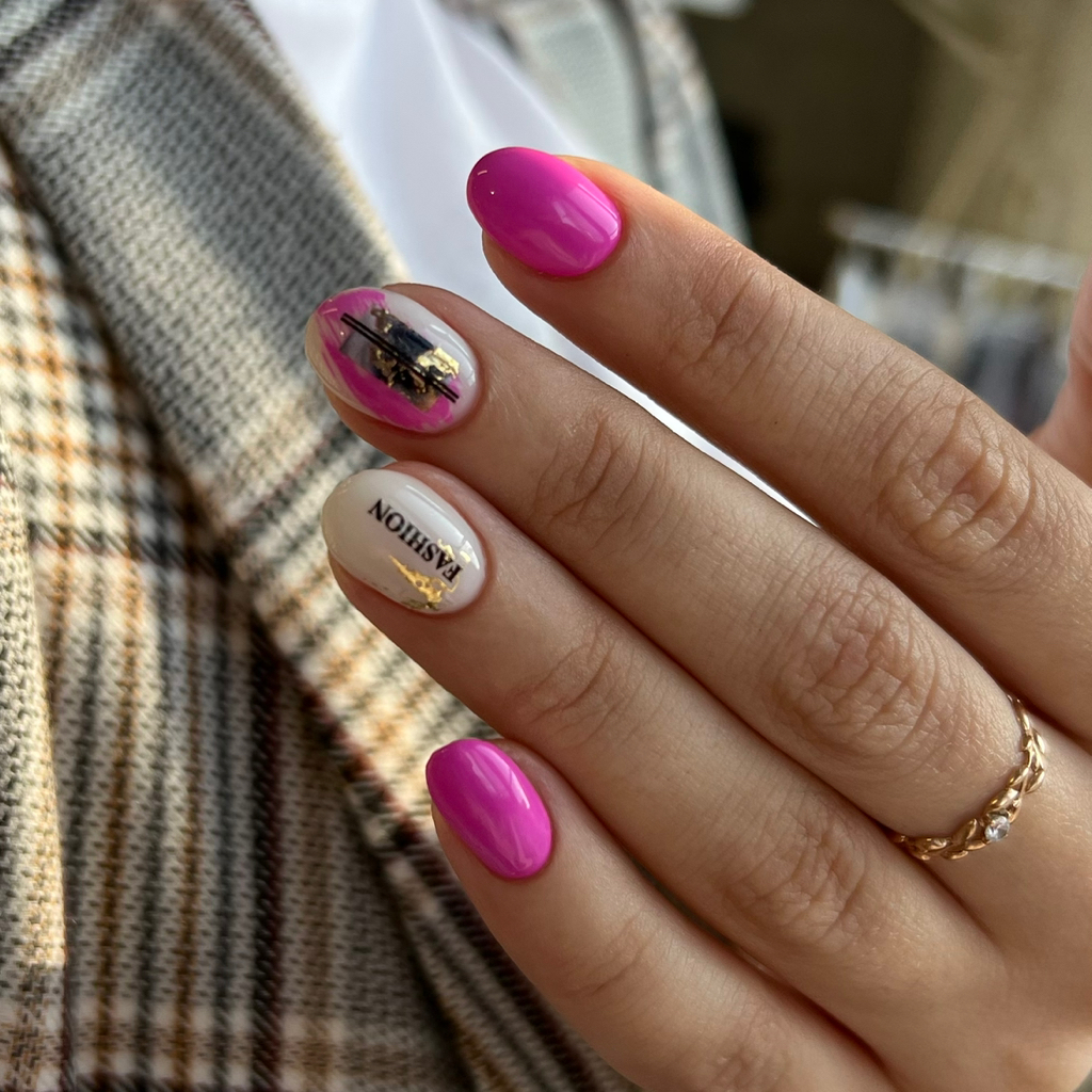 Стемпинг/наклейки 1 ноготь