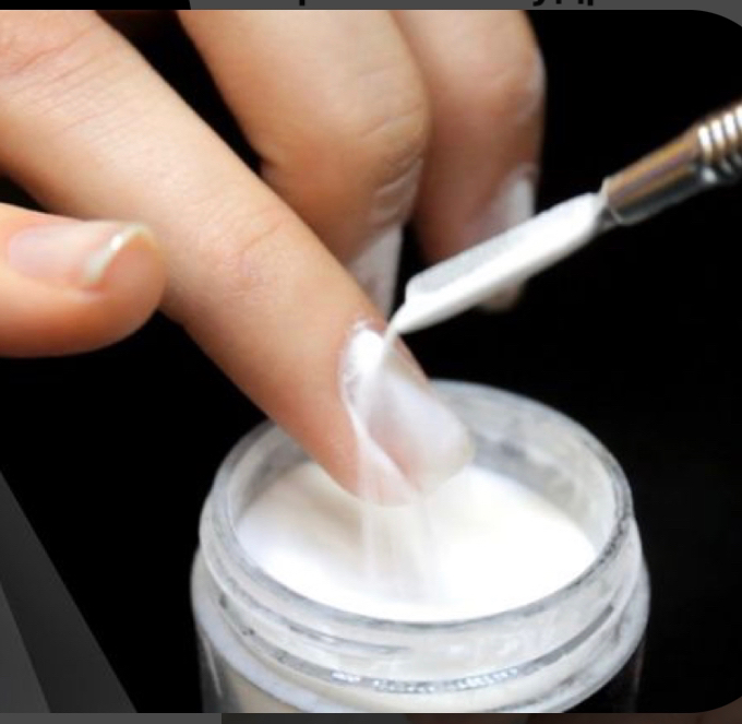 укрепление акриловой пудрой