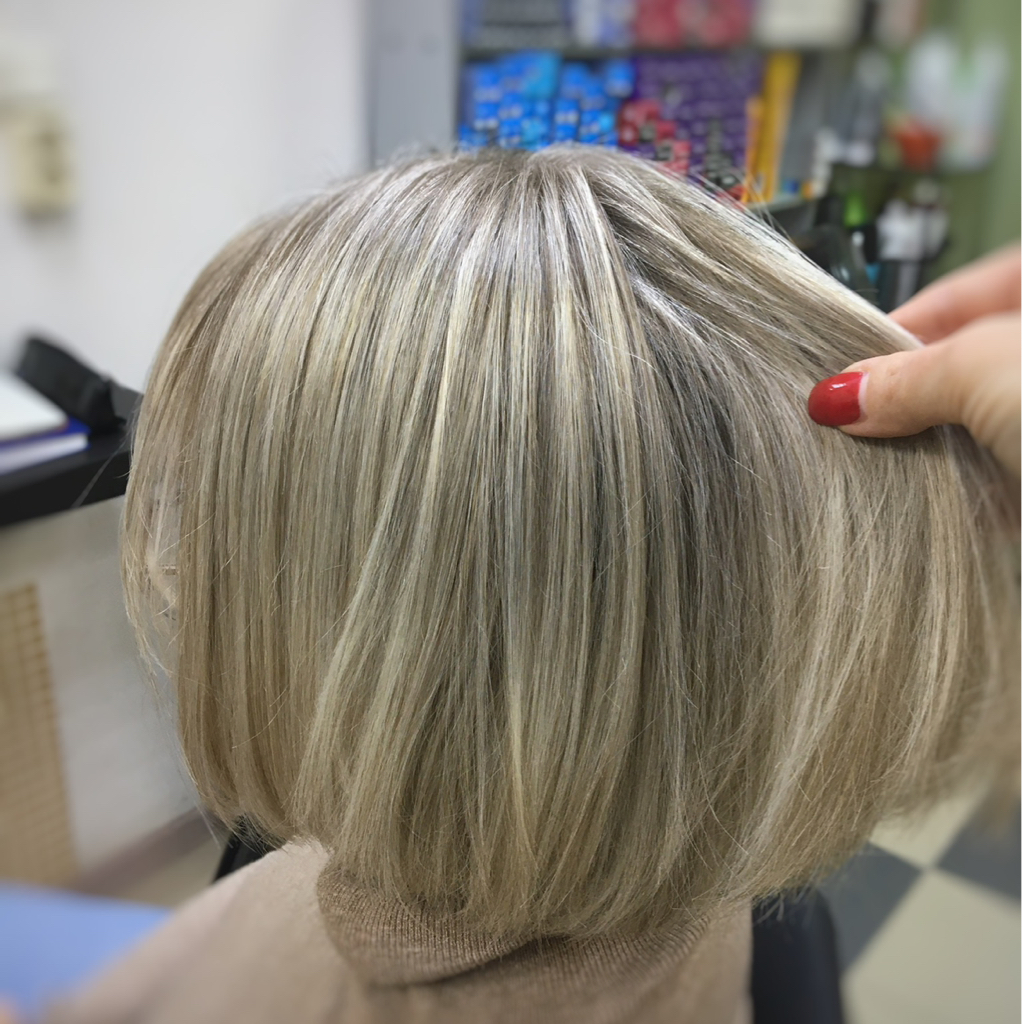 Мелирование волос средней длинны