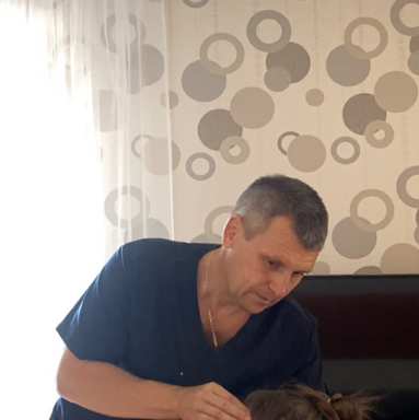 Массаж Спина+шейно-воротниковой зона