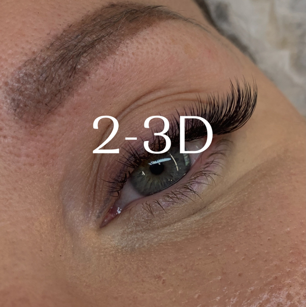 Наращивание ресниц 2-3D