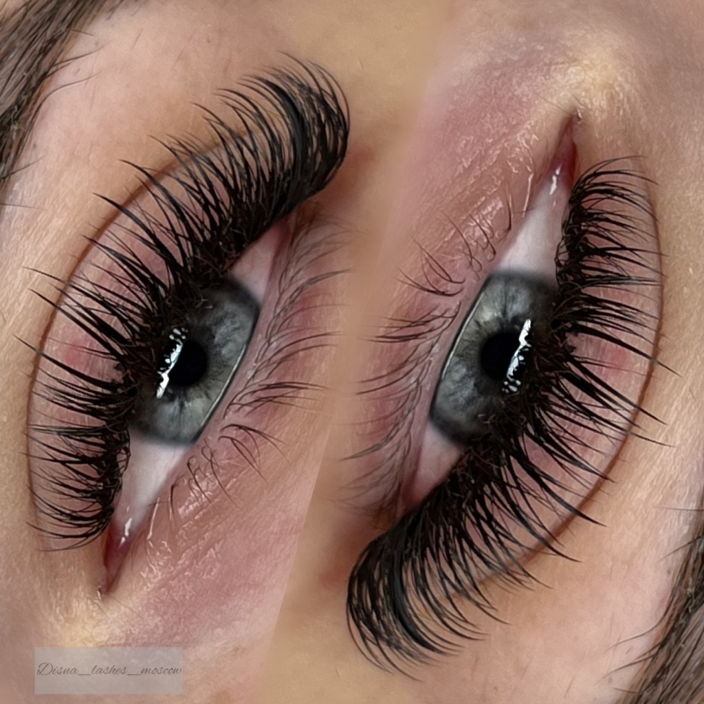 Наращивание ресниц , объем 5-6