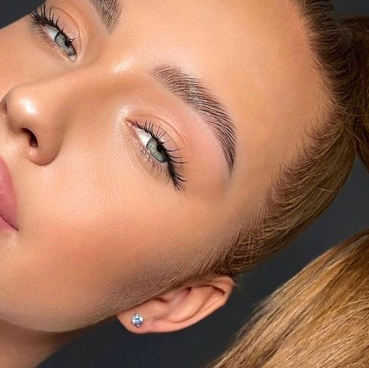 Долговременная укладка бровей + окрашивание краской