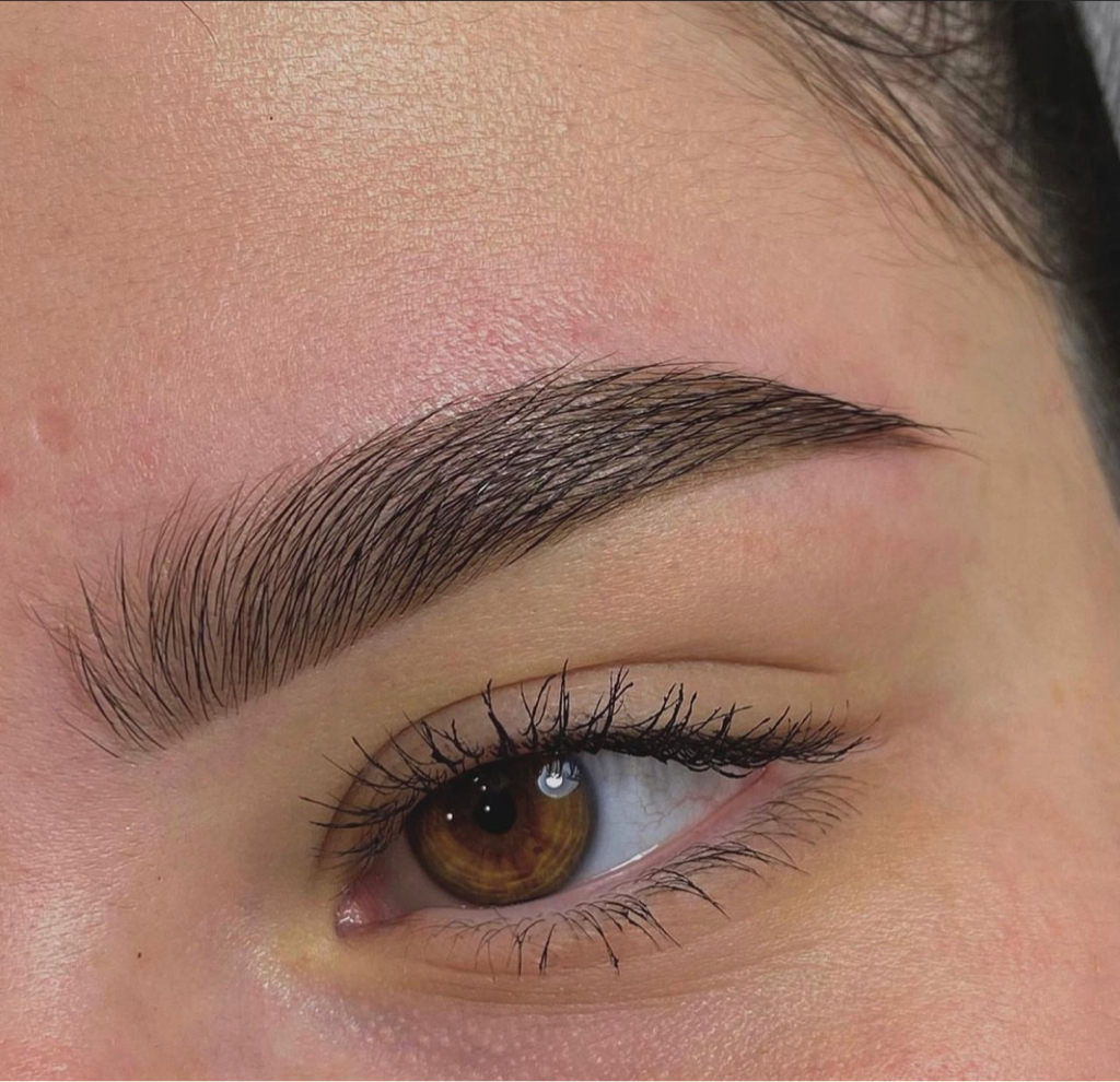 коррекция бровей и окрашивание/ kaş mimarisi ve boyama