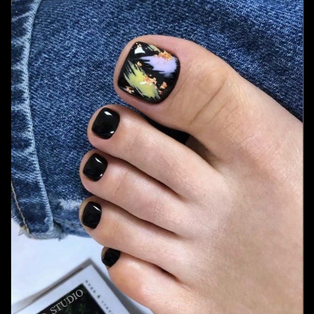 Минипедикюр (пальчики + покрытие гель-лак )