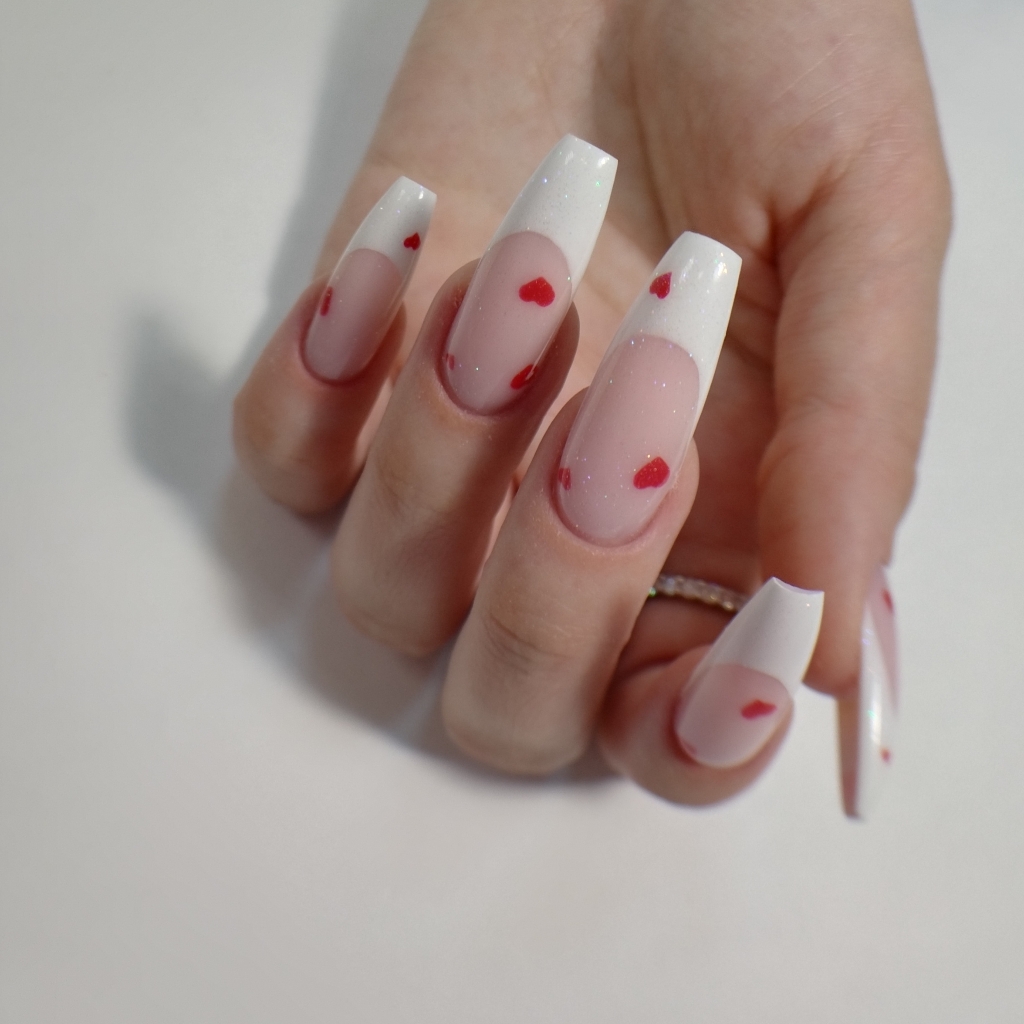 Маникюр с укреплением/ Френч