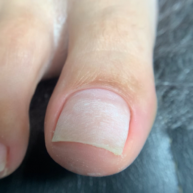 Снятие гель лак (на ногах)