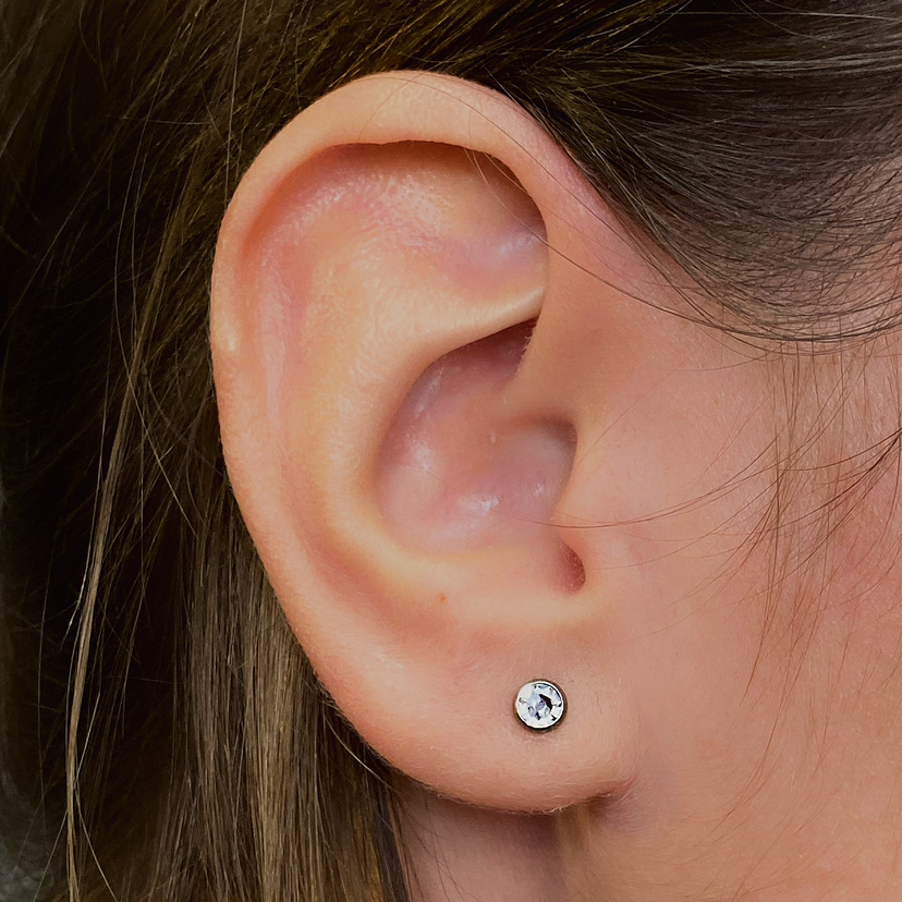 Прокол мочки