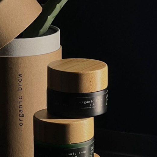 Organic brow + коррекция/прореживание и натуральное окрашивание бровей