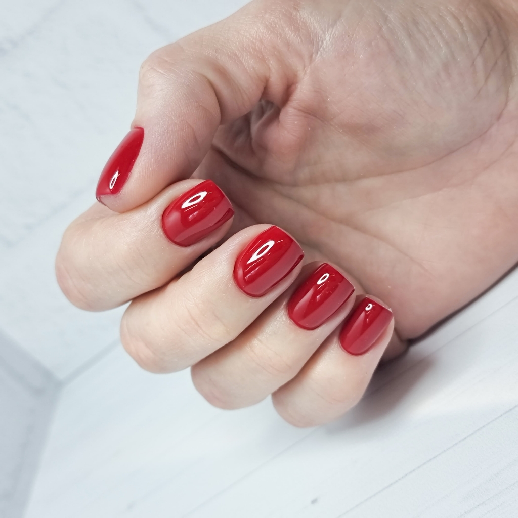 Маникюр с укреплением гелем + покрытие