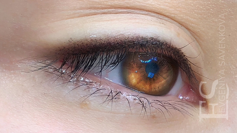 Межресничный контур