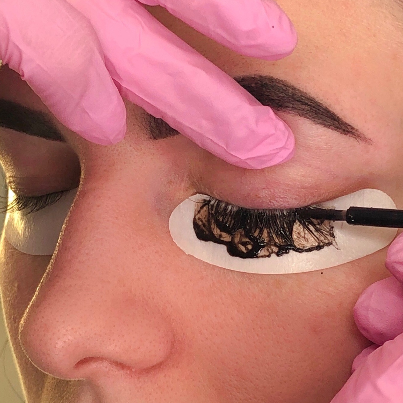 Окрашивание ресниц