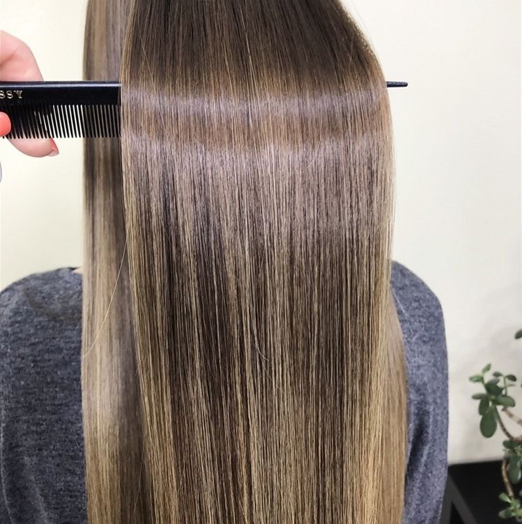 Ботокс волос ( горячий) на длинные волосы +30% за густоту