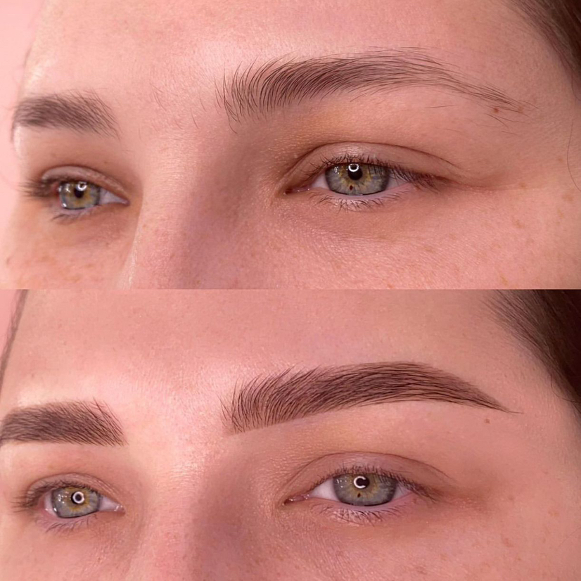 Коррекция бровей