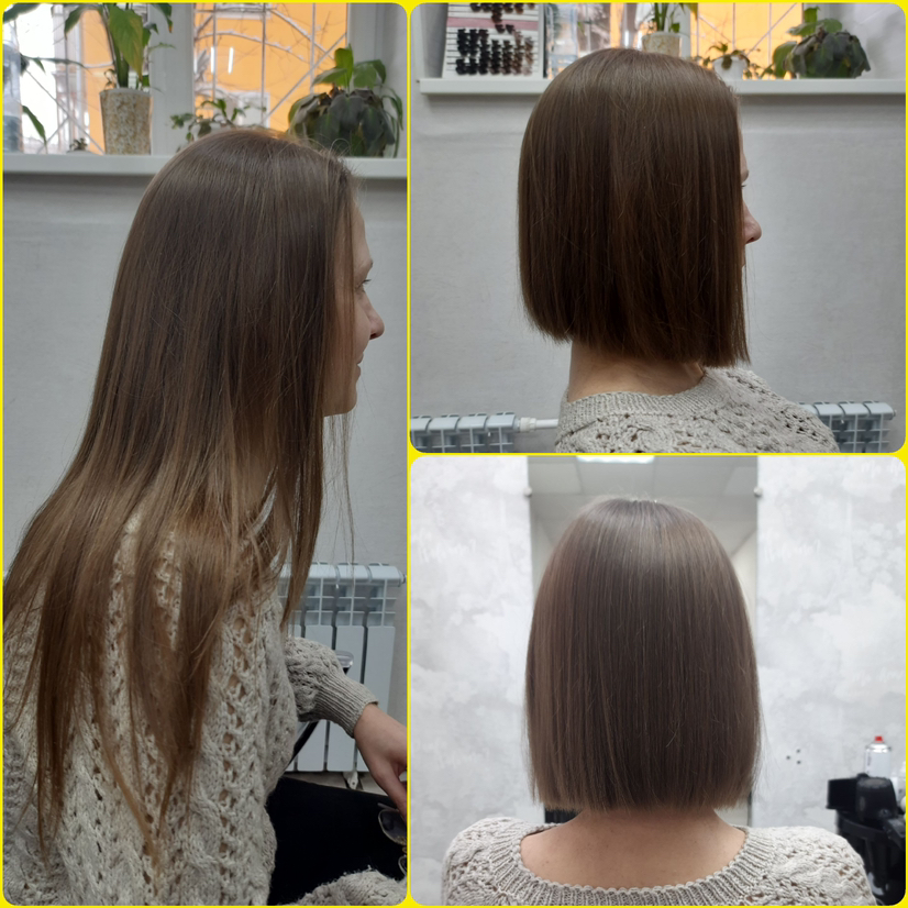 Стрижка женская волосы до плеч