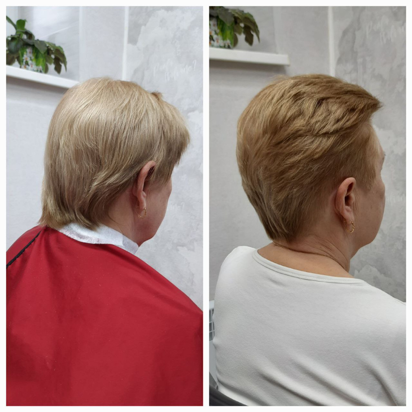 Стрижка женская короткая