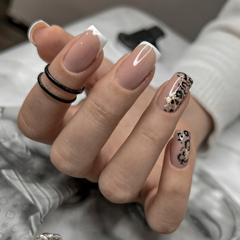 Френч/лунки/втирка