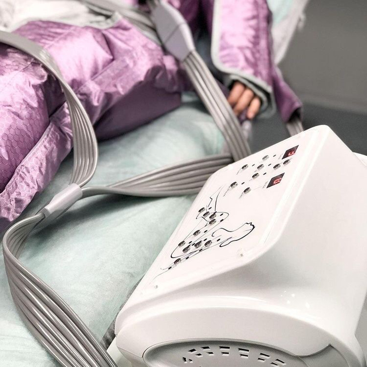 Прессотерапия + обертывание для тела (лимфодренаж, борьба с отеком)