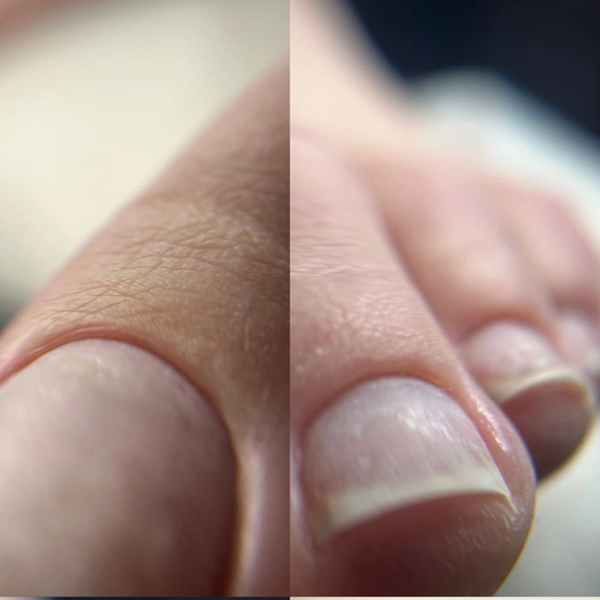 Педикюр неполный без покрытия