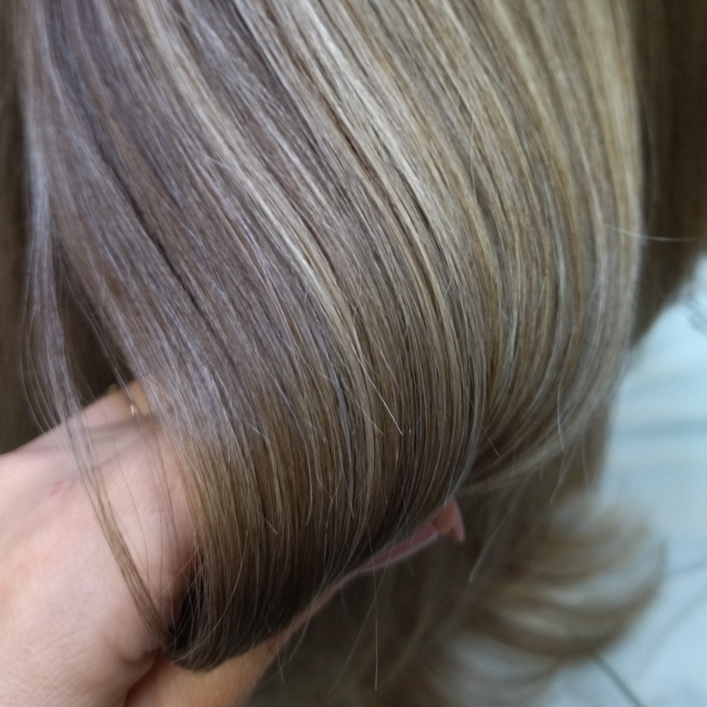 Мелирование волос средней длины